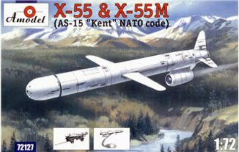 1/72 X55 & X55M (AS15 Kent Nato Code) Compact Strategic Cruise Missiles