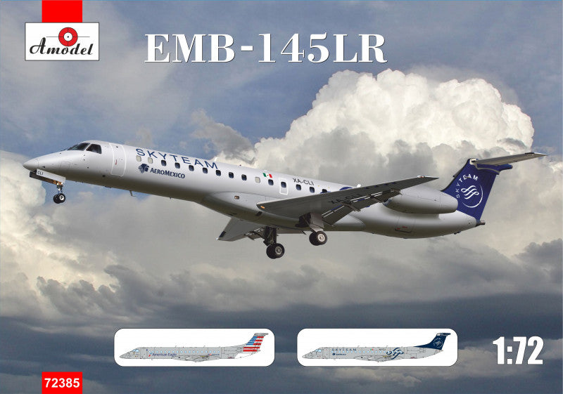 1/72 Embraer EMB145LR Airliner (Skyteam & American Eagle markings)
