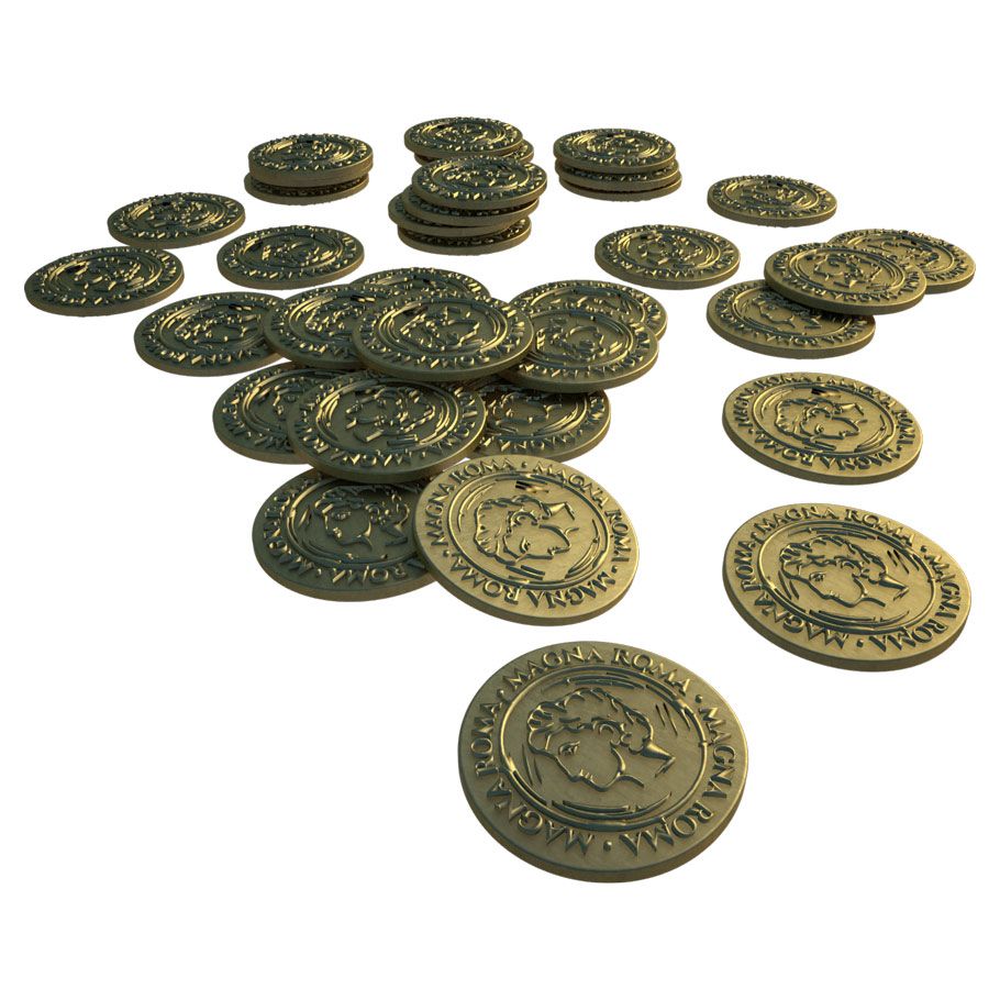 Magna Roma: Metal Coins Set By Archona Games