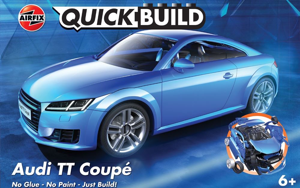 Quick Build Audi TT Coupe (Blue) (Snap)