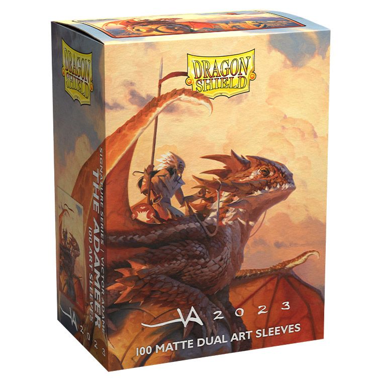 Deck Protector: Dragon Shield: Art: Signature Series: Dual Matte: The Adameer (100) - Cats In Hat Inc.