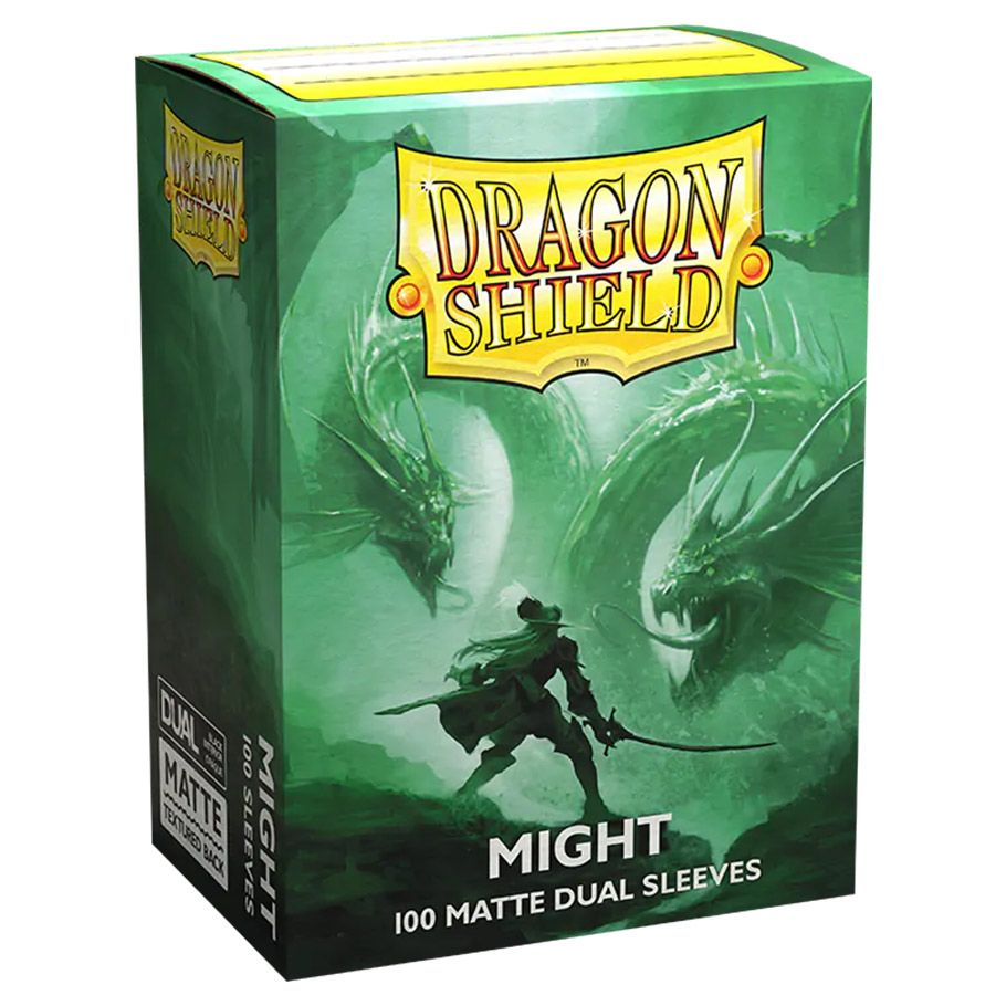 Deck Protector: Dragon Shield: Dual Matte: Might (100) - Cats In Hat Inc.