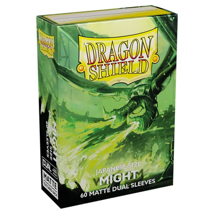 Deck Protector: Dragon Shield: Japanese: Dual Matte: Might (60) - Cats In Hat Inc.