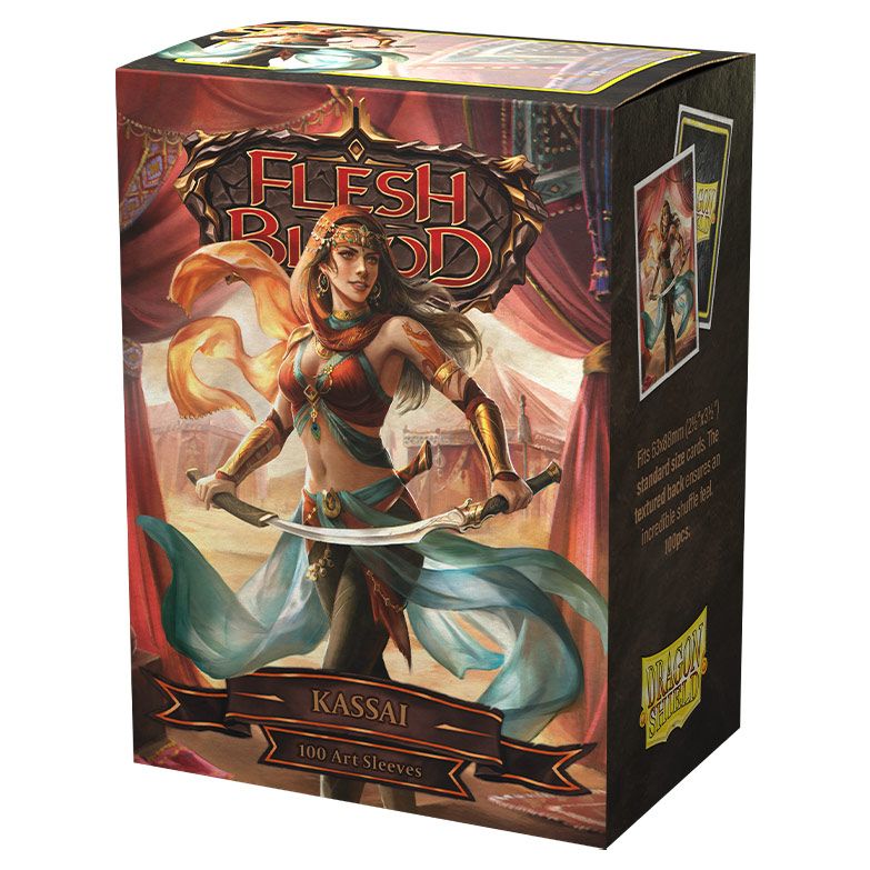 Dragon Shield: Art: Matte: Flesh And Blood: Kassai, Centari Sellsword (100) - Cats In Hat Inc.