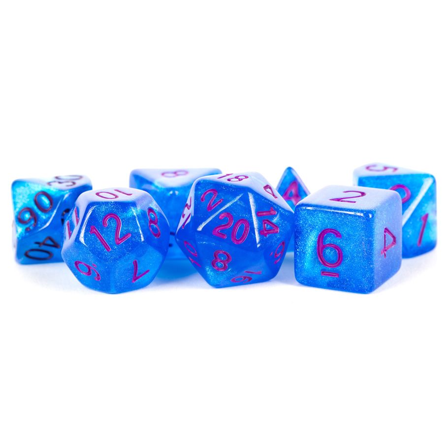 7-Set 16mm Stardust Blue with Purple