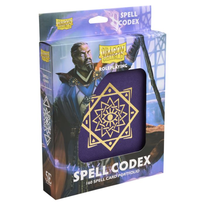 Dragon Shield: Role Playing: Spell Codex: Arcane Purple - Cats In Hat Inc.