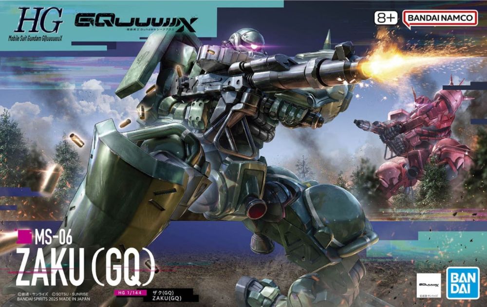 1/144 HG GQuuuuuuX Series: #10 MS06 Zake (GQ) Mobile Suit Gundam