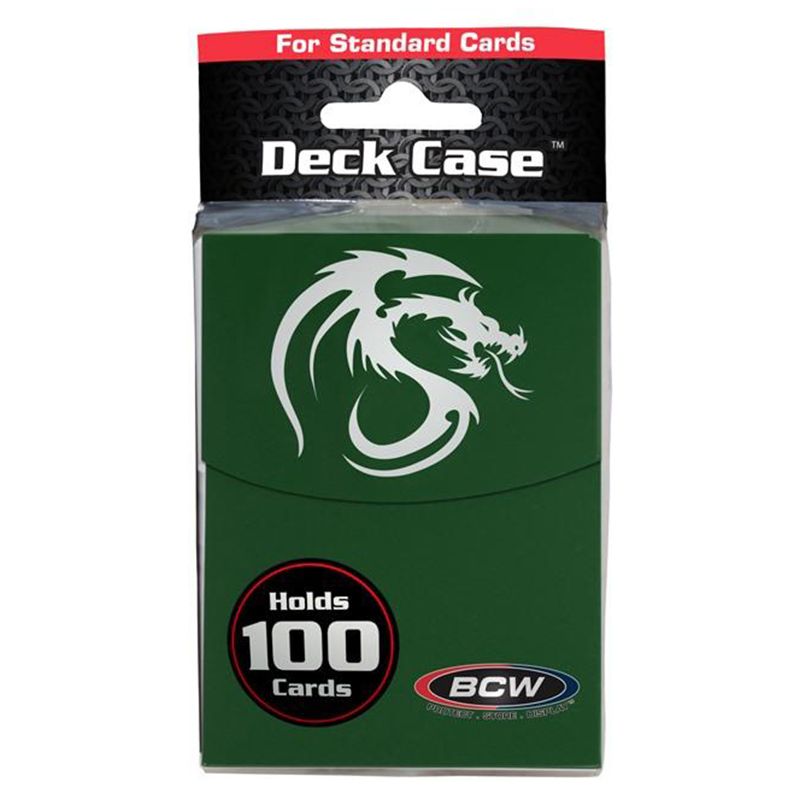 Deck Box: Large Deck Case: Green - Cats In Hat Inc.