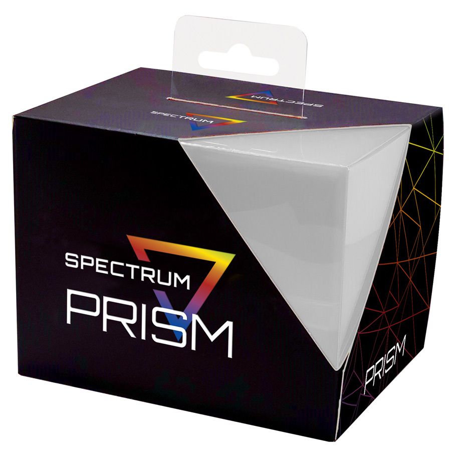 Deck Box: Spectrum: Prism: Moon White - Cats In Hat Inc.