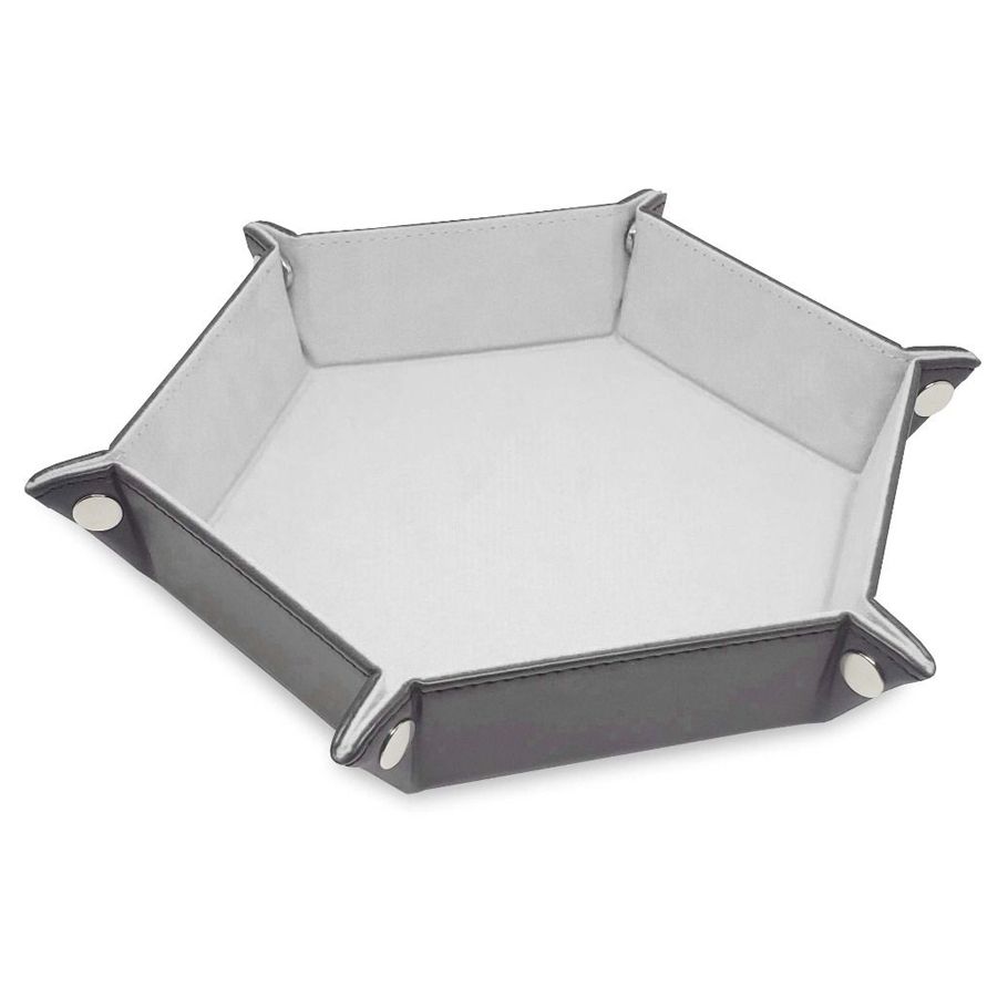 Dice Tray: LX: Hex: White - Cats In Hat Inc.