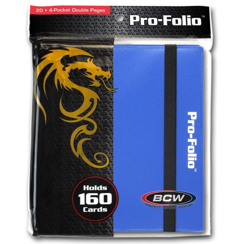 Binder: 4-Pocket: Pro-Folio: Blue
