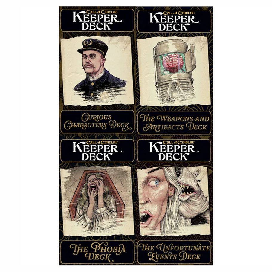 Call of Cthulhu: Keeper Decks 2nd Edition By Chaosium