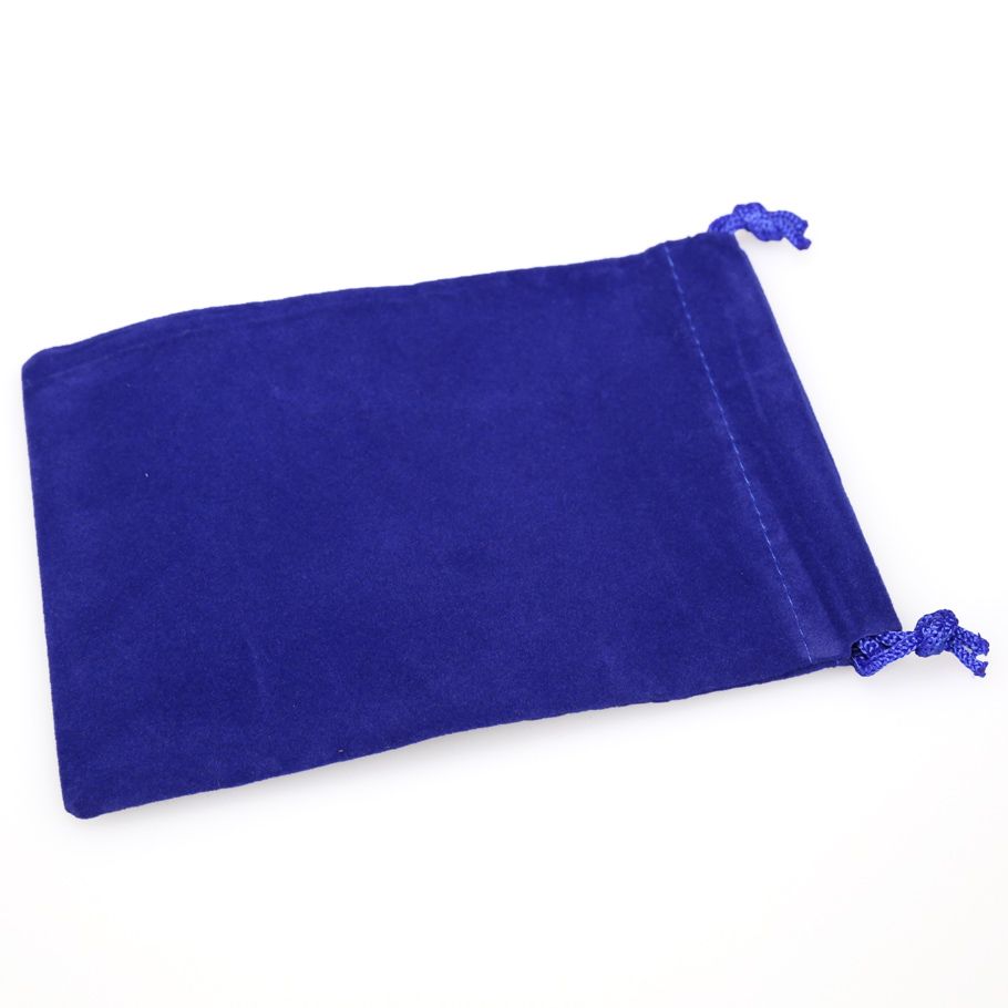 Dice Bag: Small Suede Cloth Royal Blue By Chessex Manufacturing