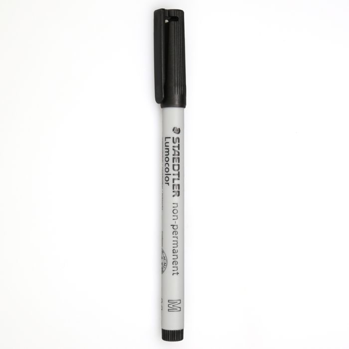 Water Soluble Marker Medium Tip Black
