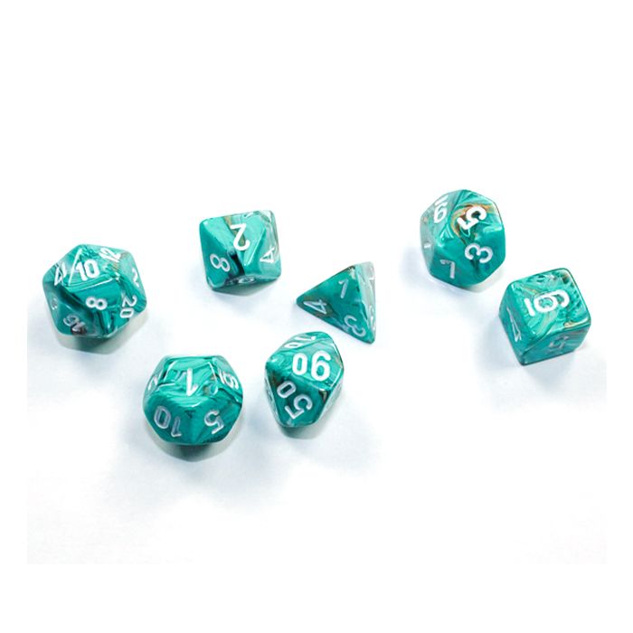 7-Set Cube Mini Marble Oxi-Copper With White - Cats In Hat Inc.