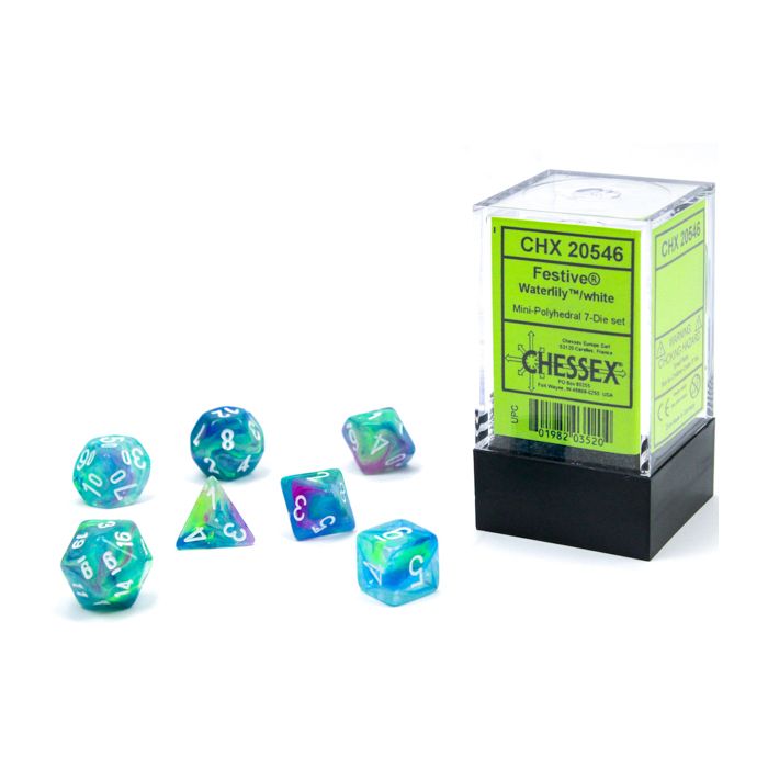 7-Set Cube Mini Festive Waterlily With White - Cats In Hat Inc.