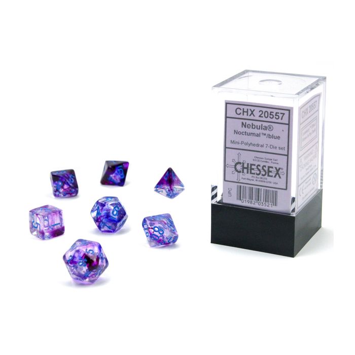 7-Set Cube Mini Luminary Nebula Nocturnal With Blue - Cats In Hat Inc.
