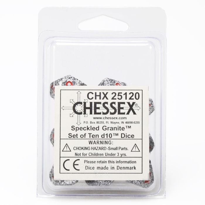D10 Clamshell Speckled Granite (10) - Cats In Hat Inc.