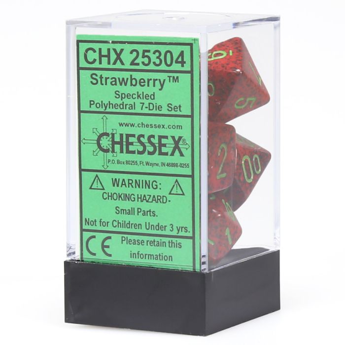 7-Set Cube Speckled Strawberry - Cats In Hat Inc.