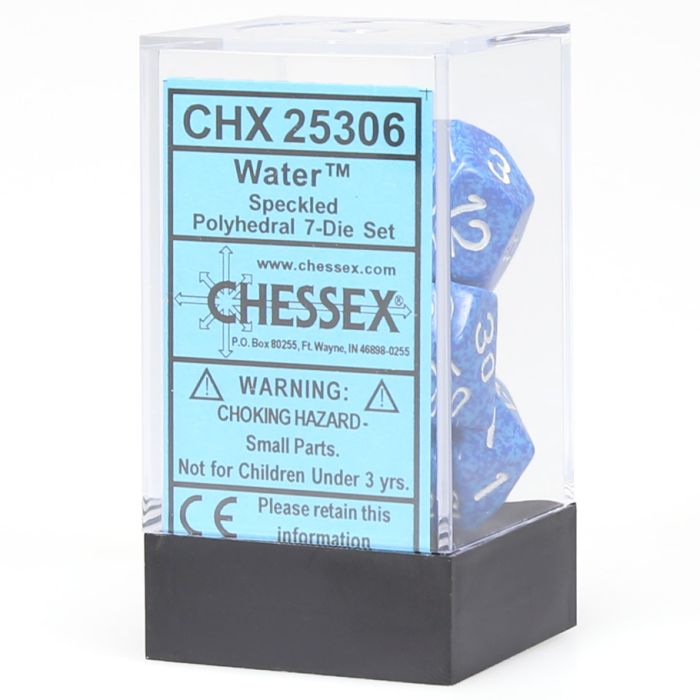 7-Set Cube Speckled Water - Cats In Hat Inc.