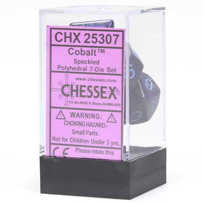 7-Set Cube Speckled Cobalt - Cats In Hat Inc.