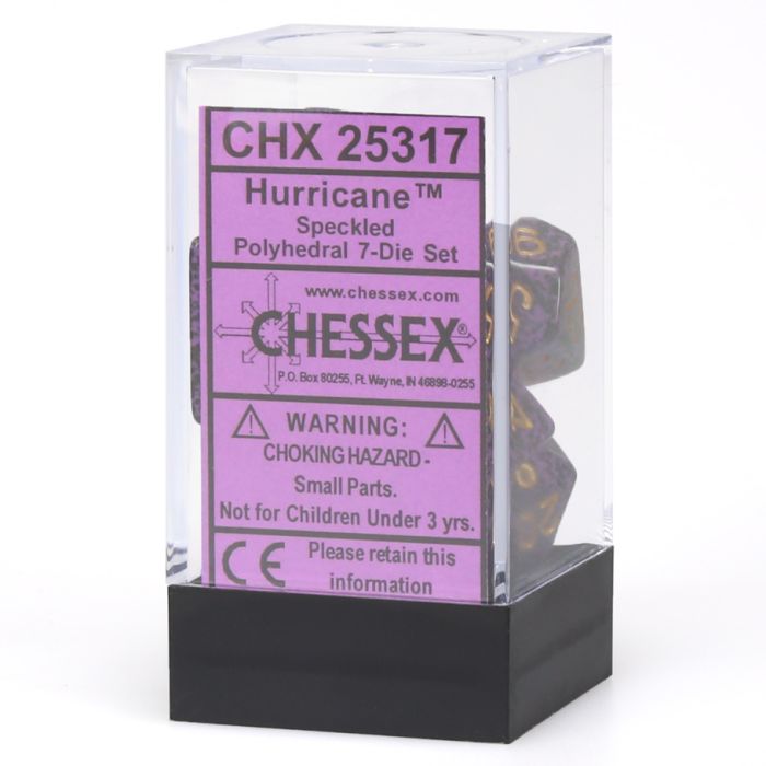 7-Set Cube Speckled Hurricane - Cats In Hat Inc.