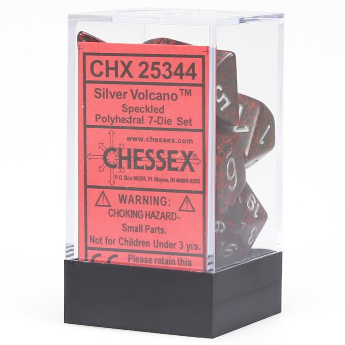 7-Set Cube Speckled Silver Volcano - Cats In Hat Inc.