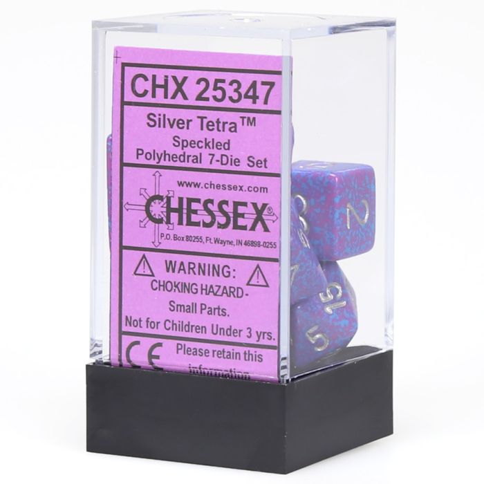 7-Set Cube Speckled Silver Tetra - Cats In Hat Inc.