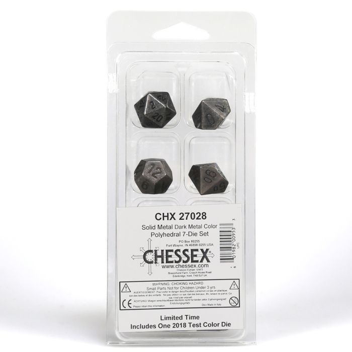 7-Set Clamshell Metal Dark Metal With Black - Cats In Hat Inc.