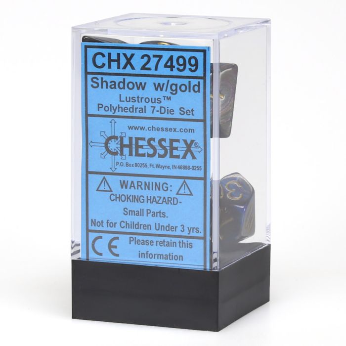 7-Set Cube Lustrous Shadow With Gold - Cats In Hat Inc.