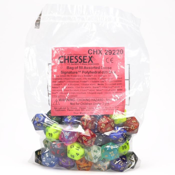 D20 Bag Signature (50) - Cats In Hat Inc.