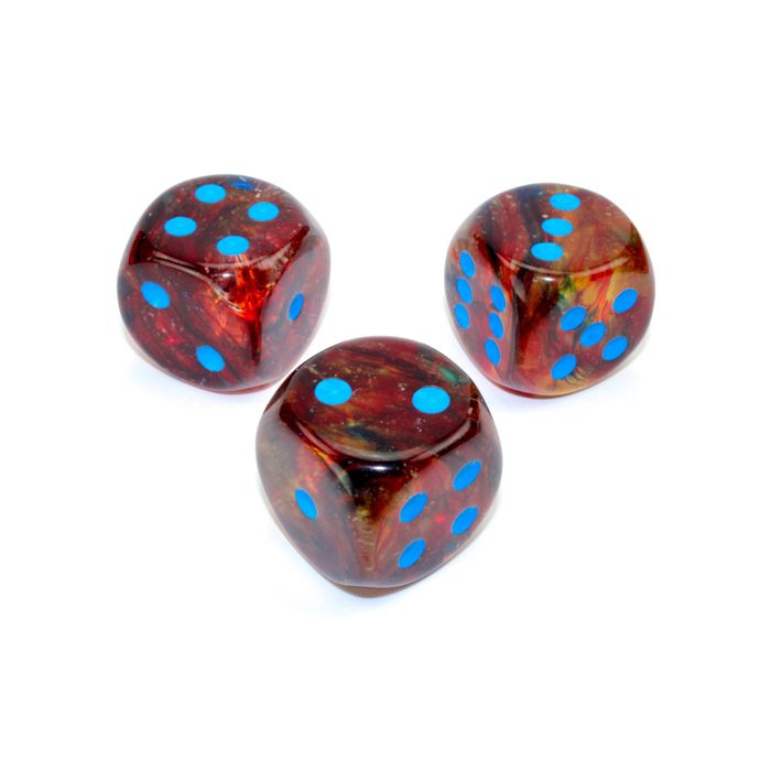 D6 Single 30mm Luminary Primary With Turquoise - Cats In Hat Inc.