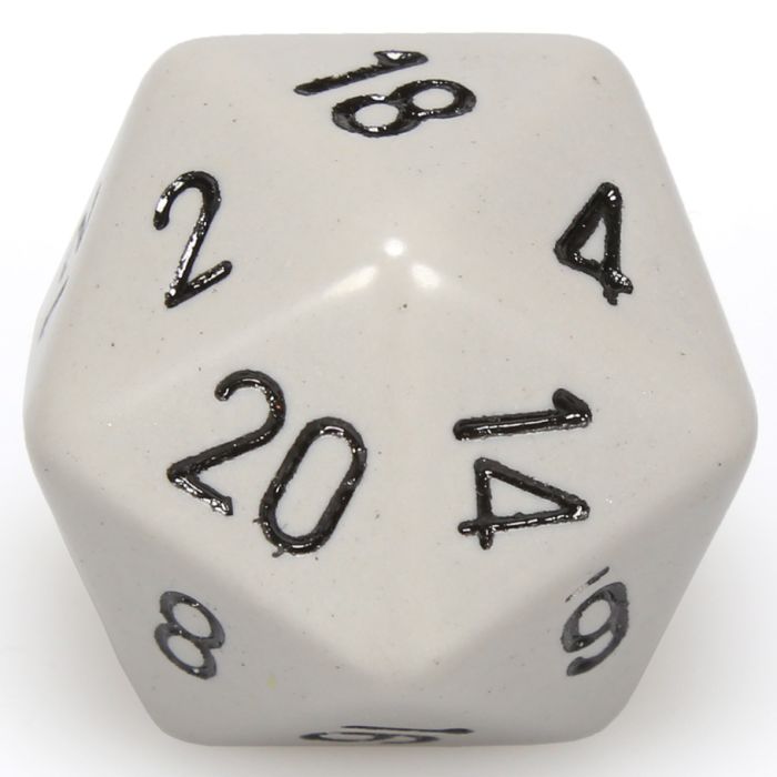 D20 Single 34mm Opaque Dark Grey With Black
