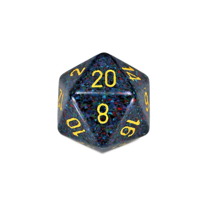 D20 Single 34mm Speckled Twilight - Cats In Hat Inc.