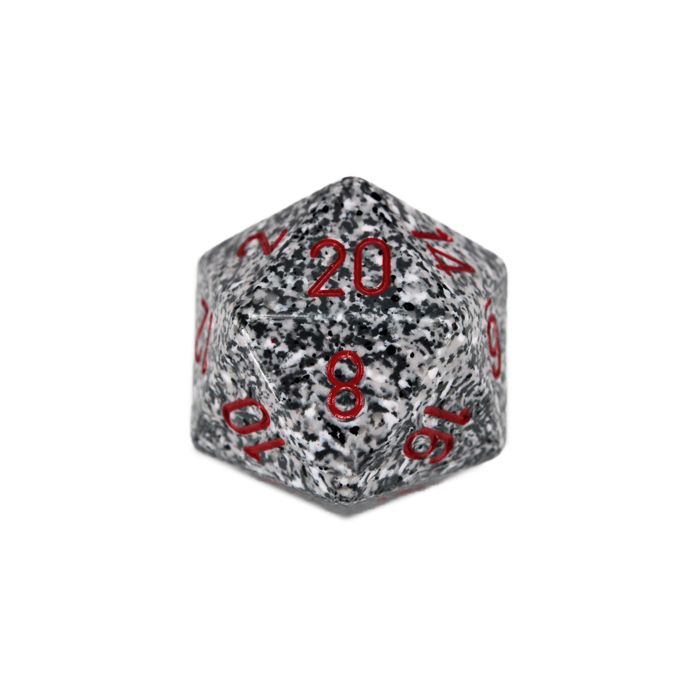 D20 Single 34mm Speckled Granite