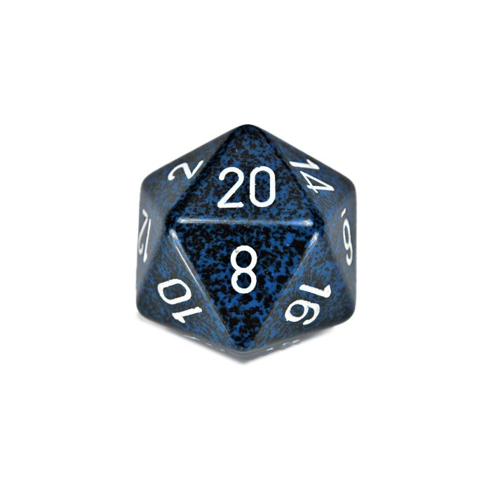 D20 Single 34mm Speckled Stealth