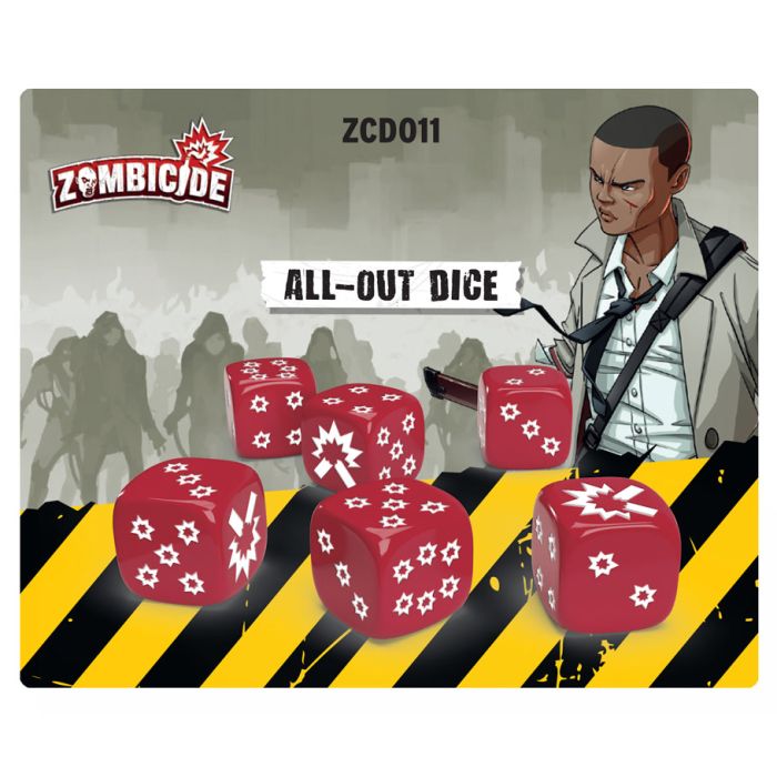 Zombicide 2nd Edition: All-Out Dice Pack - Cats In Hat Inc.