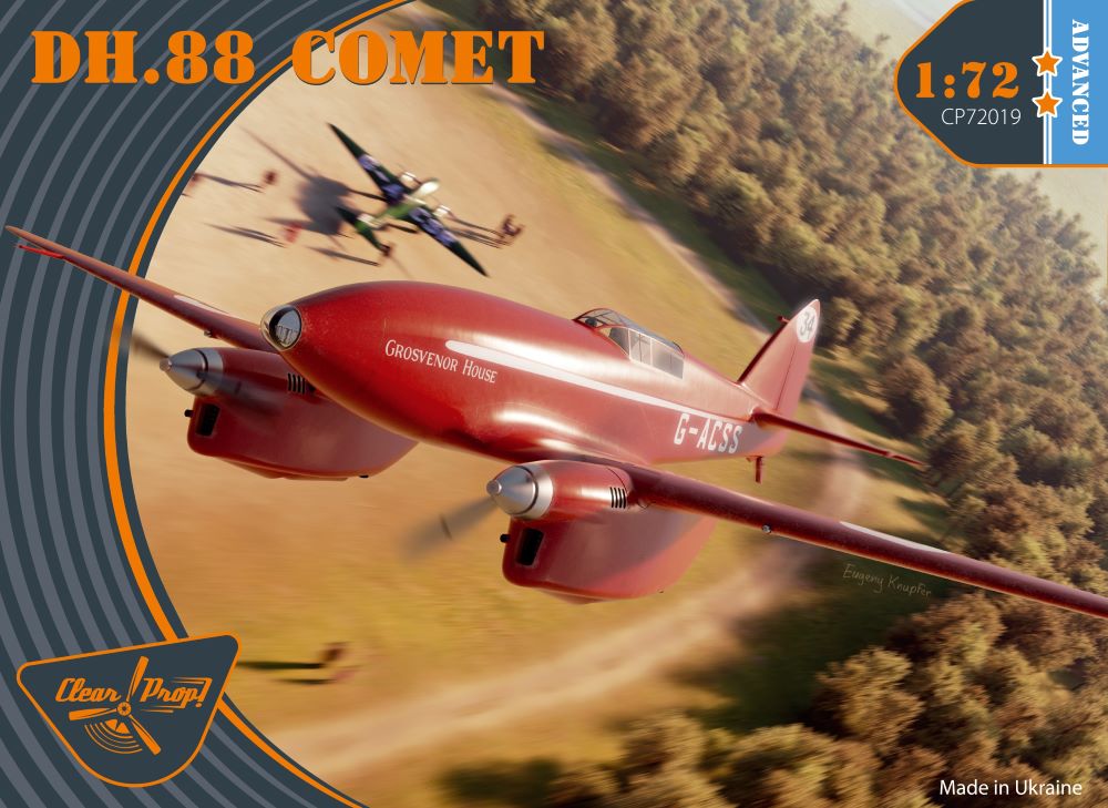 1/72 DH88 Comet Aircraft (Advanced)