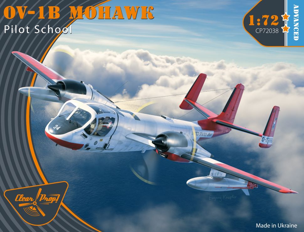 1/72 OV1B Mohawk Pilot School Aircraft (Advanced)