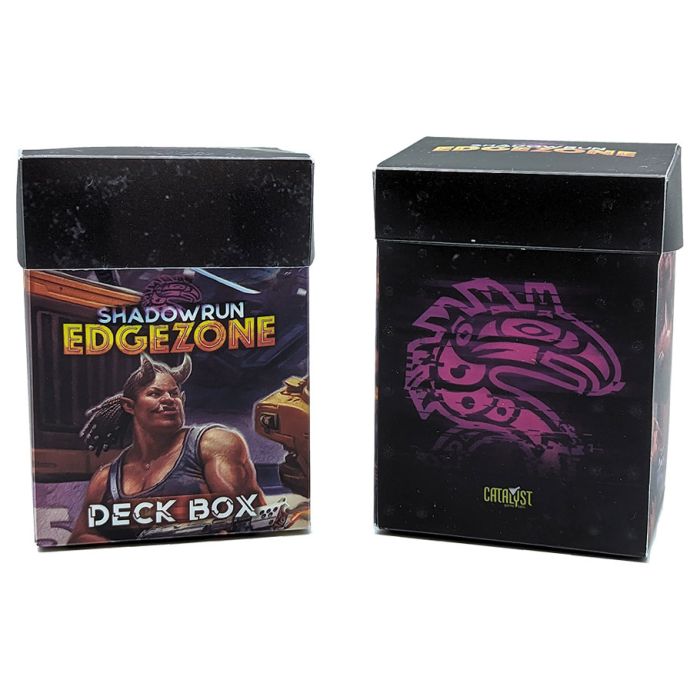 Deck Box: Shadowrun: Edge Zone (2) - Cats In Hat Inc.