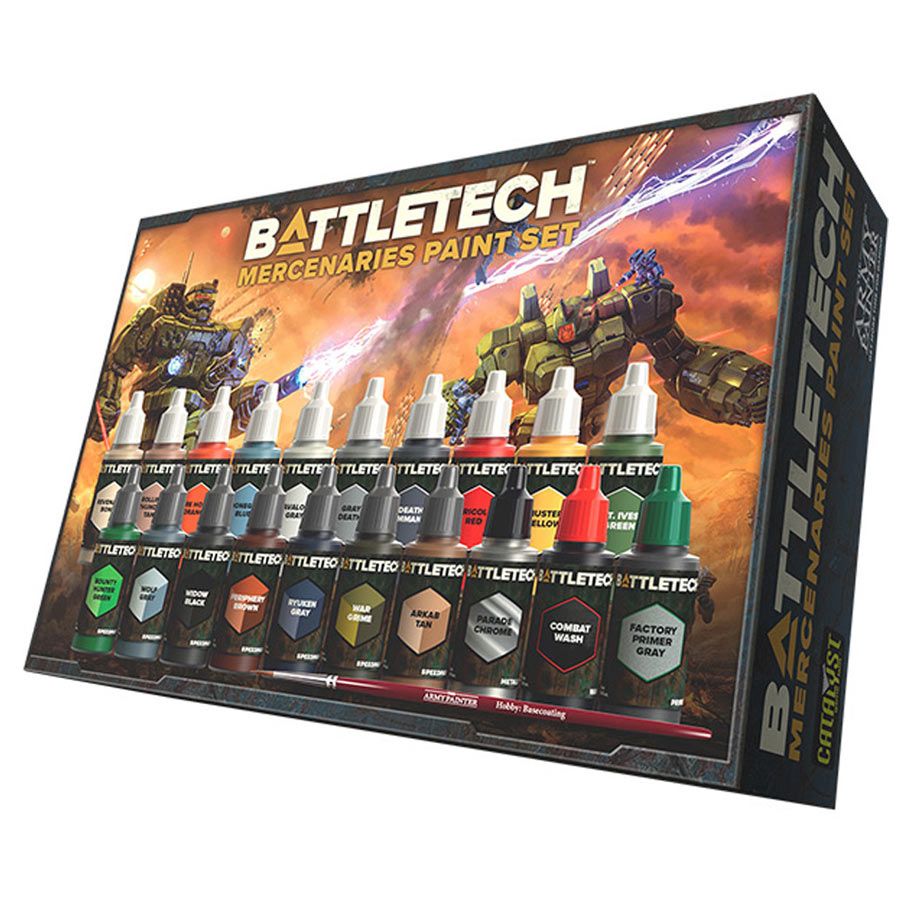 BattleTech: Mercenaries: Paint Set By Catalyst Game Labs