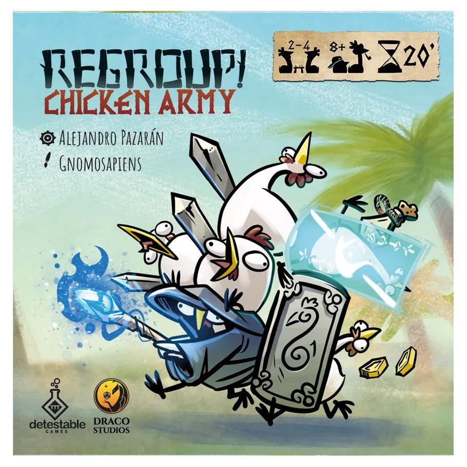 Regroup! Chicken Army - Cats In Hat Inc.