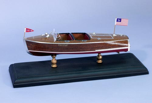 9-1/2 1940 Chris Craft 19 Barrel Back Boat Laser Kit (1/24)