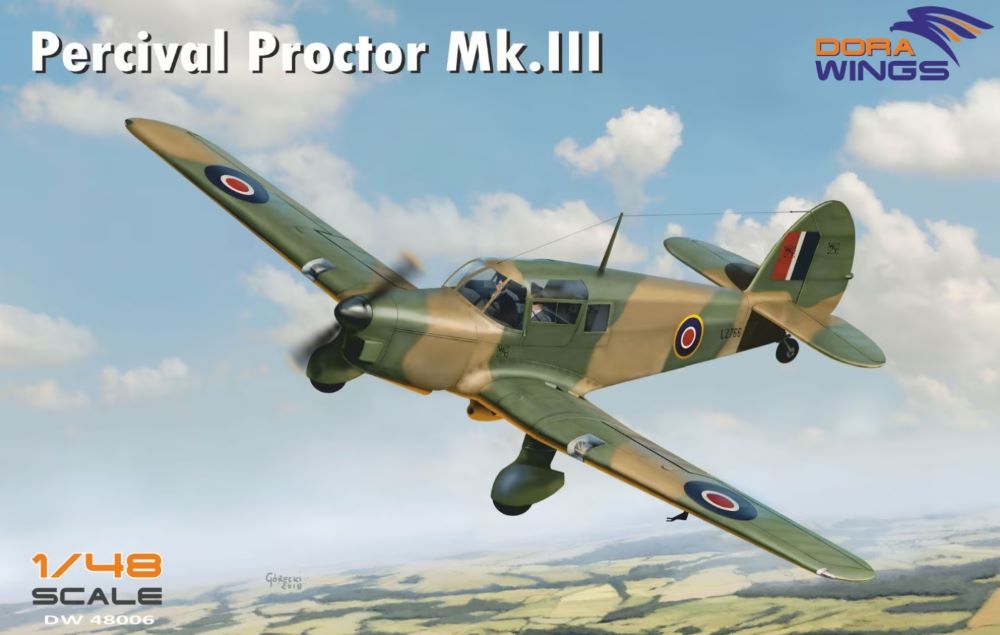 1/48 Percival Proctor Mk III British Radio Trainer Aircraft