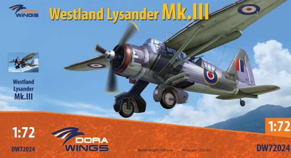 1/72 Westland Lysander Mk III Aircraft