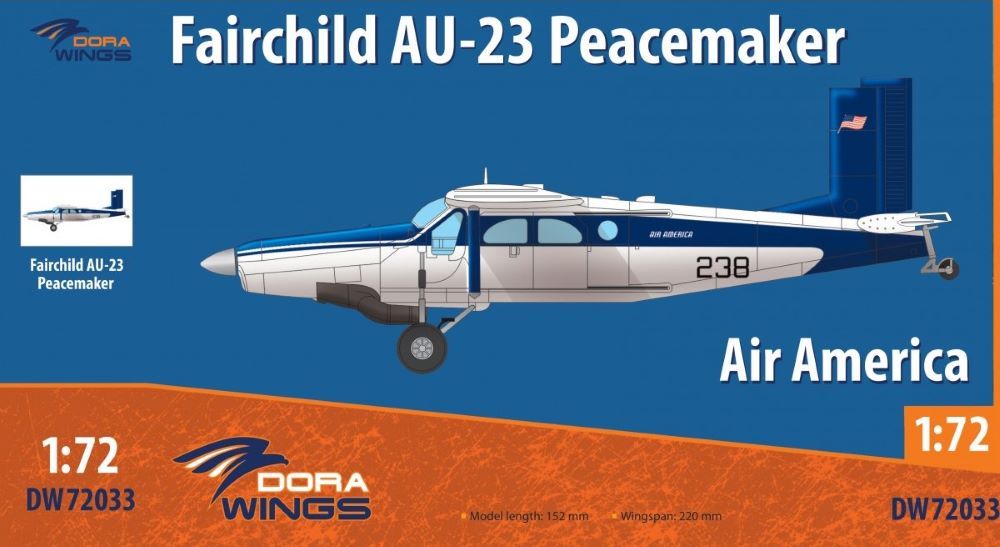 1/72 Fairchild AU23 Pacemaker Air America Aircraft