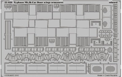 1/24 Aircraft- Typhoon Mk Ib Car Door Wings Armament for ARX