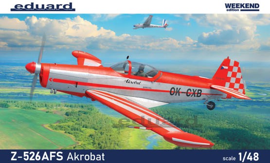 1/48 Z526AFS Akrobat Czech Aircraft (Wkd Edition Plastic Kit)
