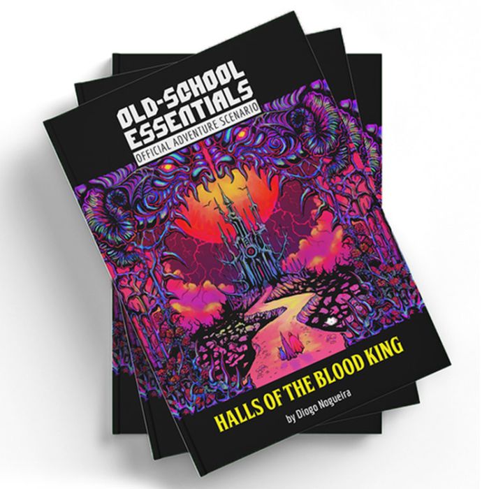 Old-School Essentials: The Halls Of The Blood King - Cats In Hat Inc.