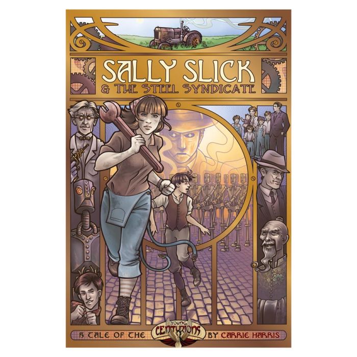 Spirit Of The Century: Sally Slick And The Steel Syndicate (Novel) - Cats In Hat Inc.